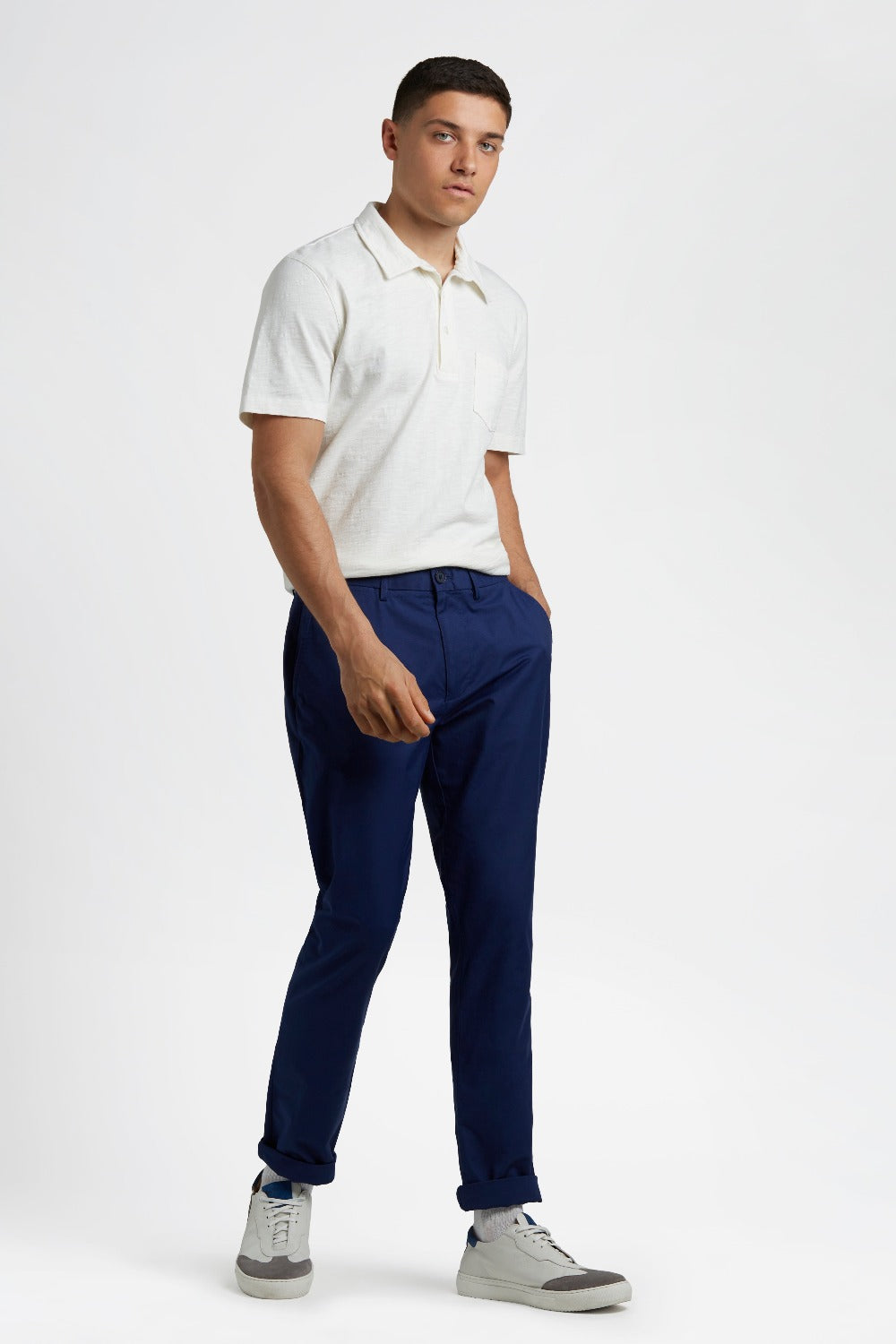 Pantalon Ben Sherman Everyday Slim Fit Chino Bleu Marine | XRG-89167364